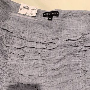 Ruby & Jenna Ruched Mini Skirt